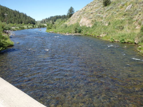 GDMBR: Looking downstream of the Warm River.